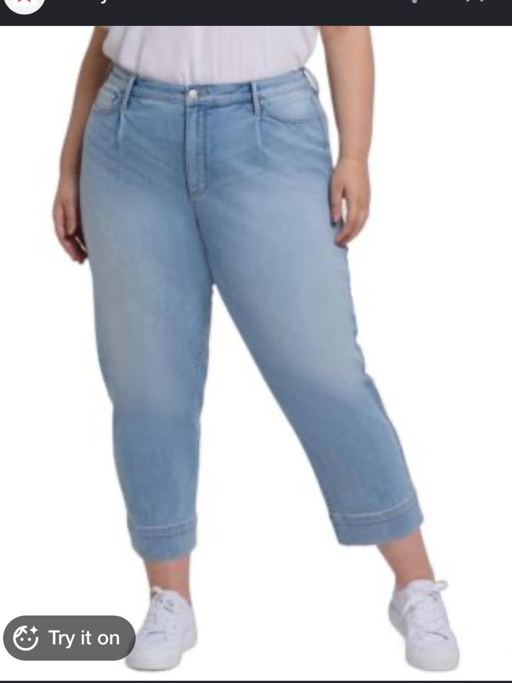 NYDJ Balloon Ankle Jeans in Light Blue Wash